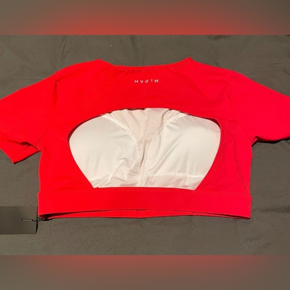 NVGTN crop open back top, size XL NWT - Picture 2 of 2